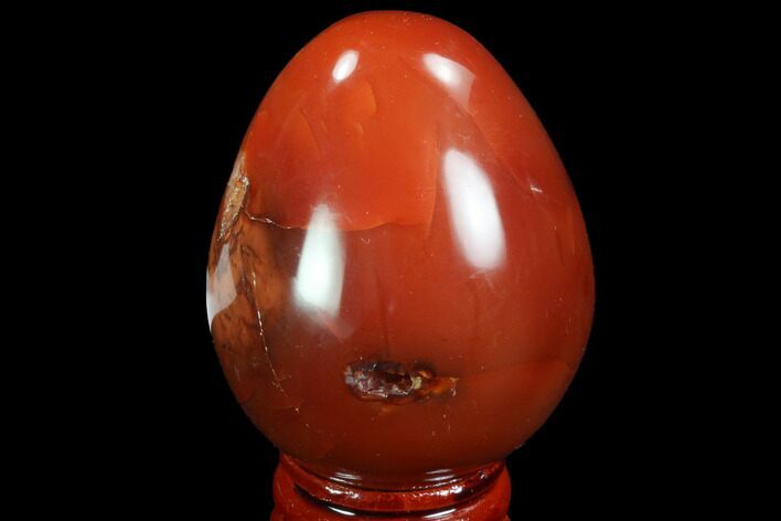 Colorful Carnelian Agate Egg - Madagascar #98534